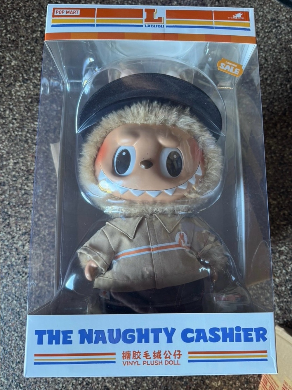 Pop Mart "The Naughty Cashier" Vinyl Plush Doll - Brand New Authentic